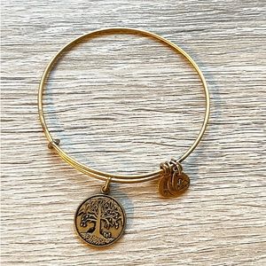 ALEX AND ANI Tree Of Life Charm Bangle